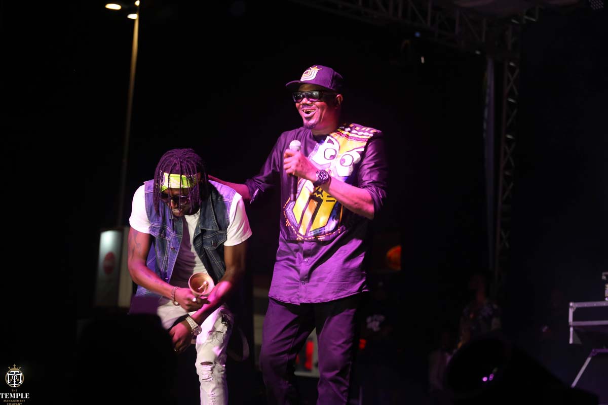 Terry G and Jimmy Jatt share stage for the first time since the singer slapped a DJ.