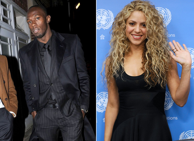 Usain Bolt and Shakira