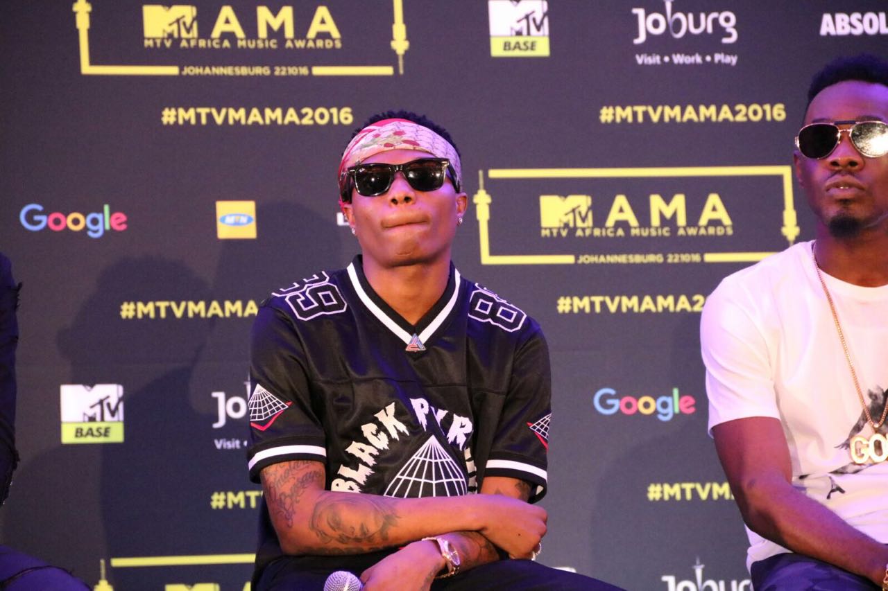 Wizkid took home three awards at the MAMAs.