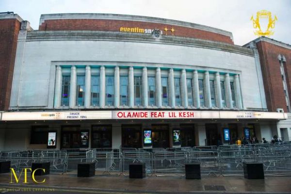 Hammersmith Apollo, venue of Olamide's YBNL 2.0 Concert