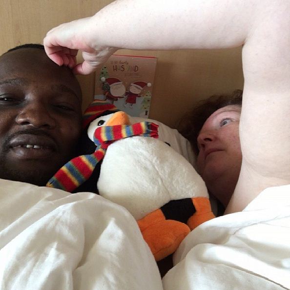 Yomi Fabiyi and his British wife