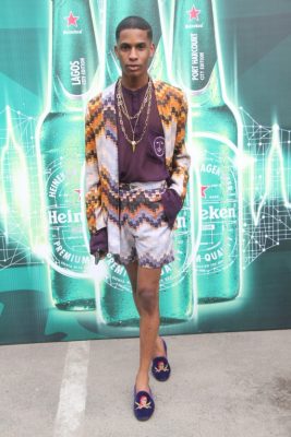 Denola Grey was dapper