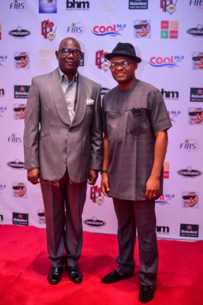 Publisher Encomium Magazine, Mr Kunle Bakare and Yes Magazine publisher, Mr Azuh Arinze