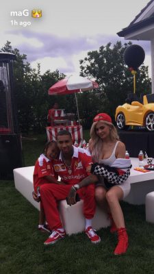 Kylie and TYga's celebration