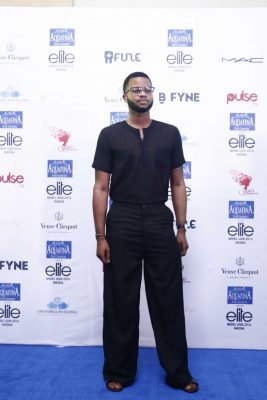 Celebrity designer, Papa Omisore stepped out in this sell-designed outfit