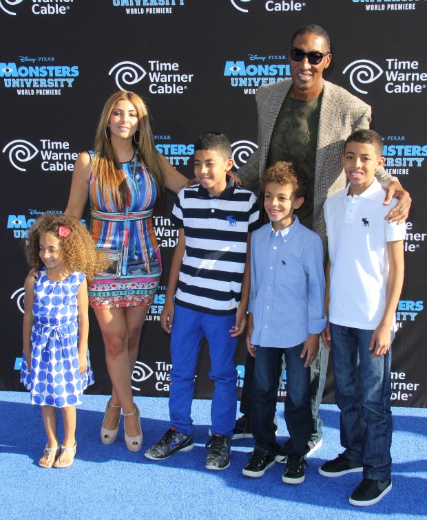Scottie with his family.