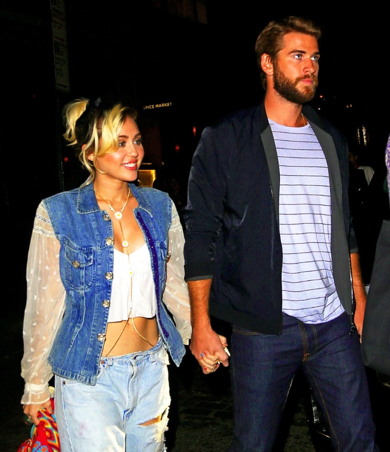 Miley Cyrus and Liam Hemsworth