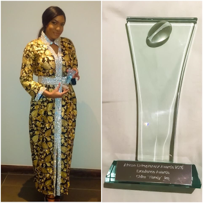 Chika Ike receives Excellence award