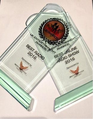 Beat FM's award plaques
