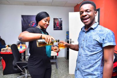 BHM's Anita Aiyudu with Bigtimi