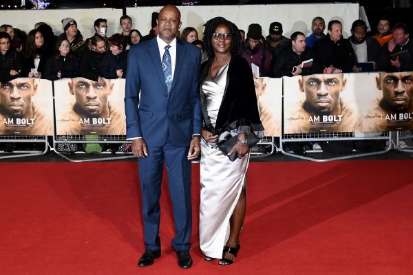 Usain's parents Wellesley and Jennifer Bolt