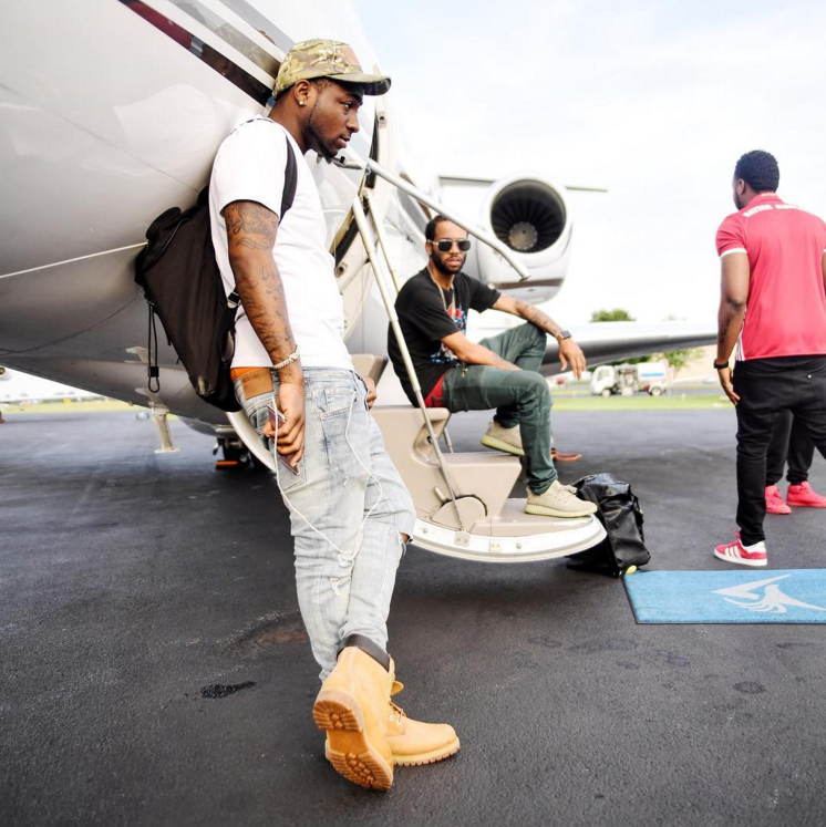 And he flies with his homies...