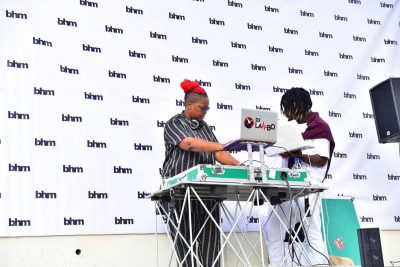 Dj Lambo on the wheels.