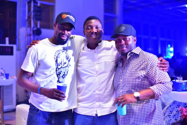 GM Brian Munro Abayomi Ajao with Lanre Akinlagun and Deji Awokoya