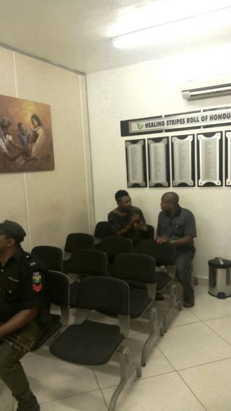Oritsefemi at the Bar Beach Police Station