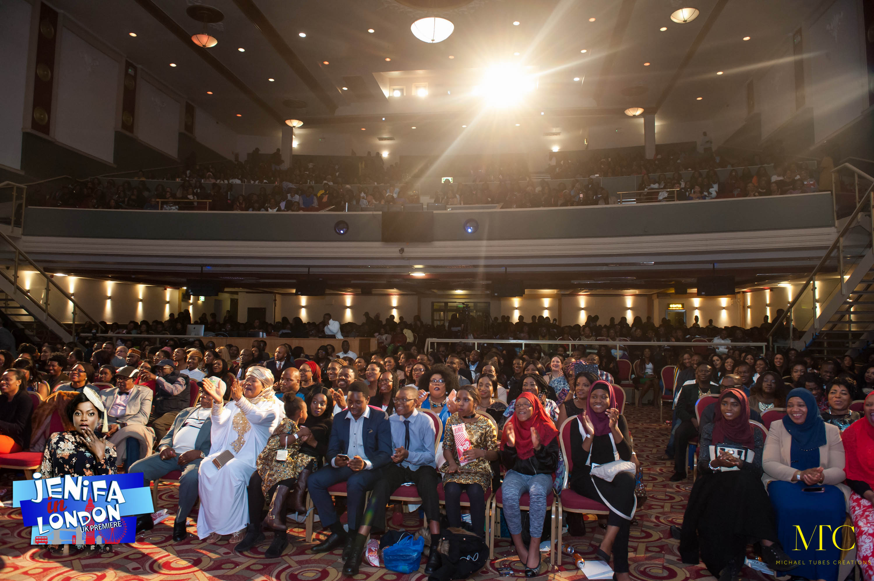 UK fans came out to support Nigeria's biggest actress at the moment.