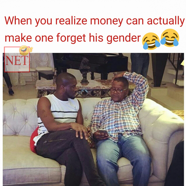 meme_peter okoye and aliko dangote