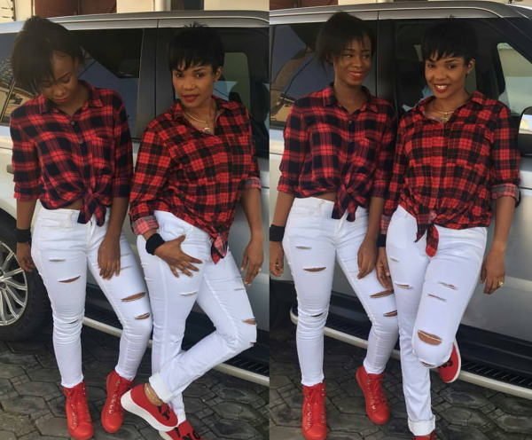 Iyabo Ojo and daughter