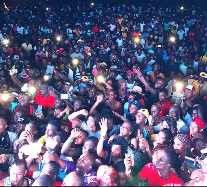 Tekno and Kcee got thousands of Liberians singing along.