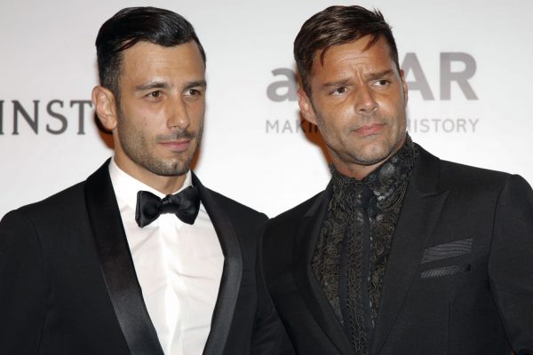 Ricky Martin and newly engaged boyfriend Jwan Yosef