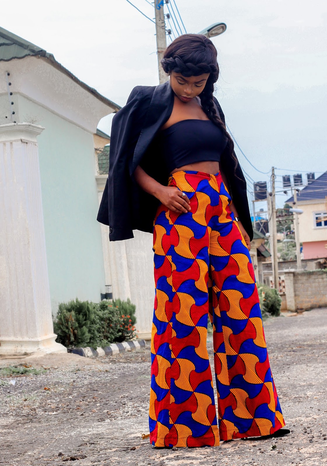 Ankara flared pants