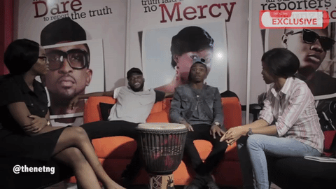 Davido’s act Mayorkun (2nd right), who’s popular for his debut song ‘Eleko’ wasn’t even nominated. Credit: Giphy