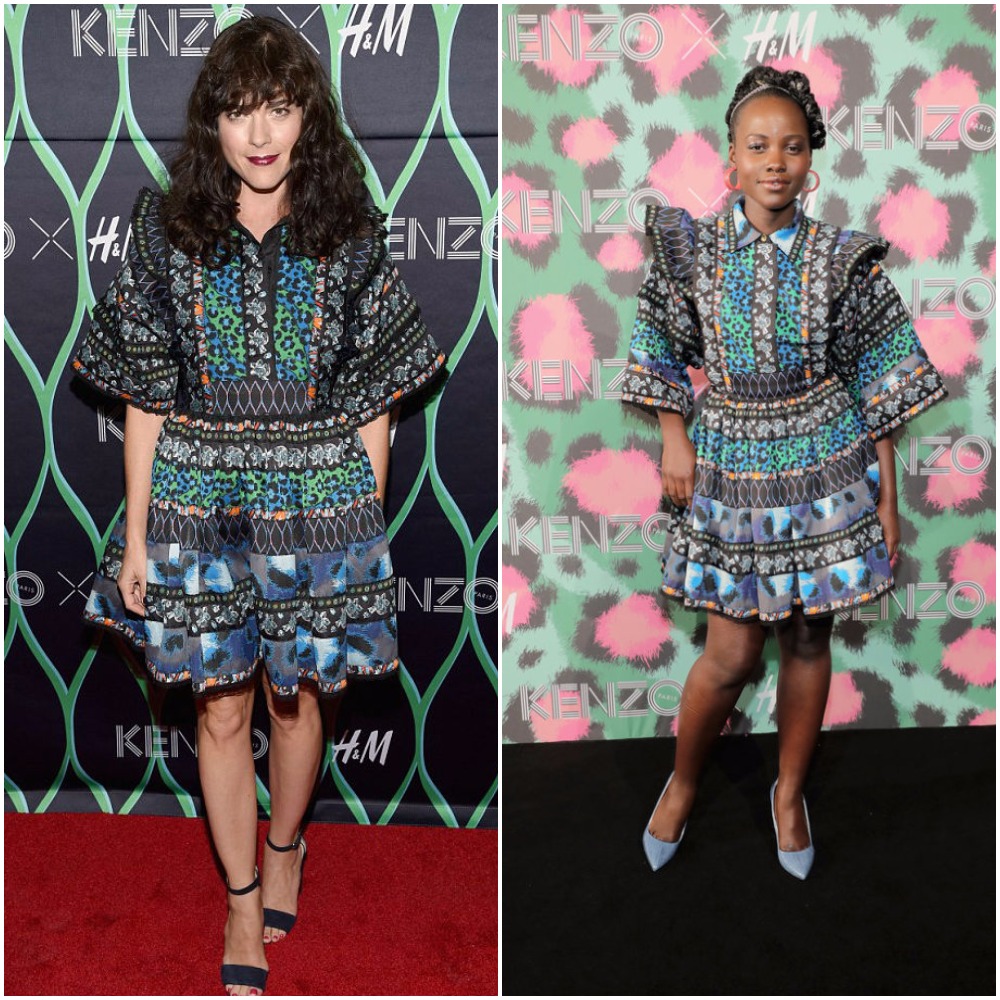 Selma Blair vs. Lupita Nyong’o in Kenzo