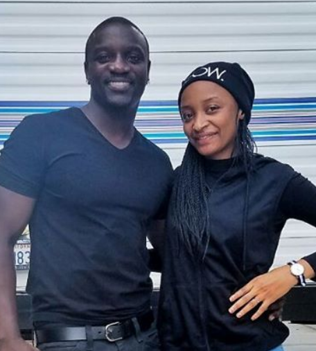 Akon and Rahama Sadau
