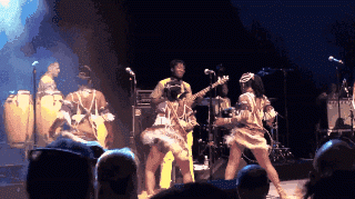 Femi Kuti dancers