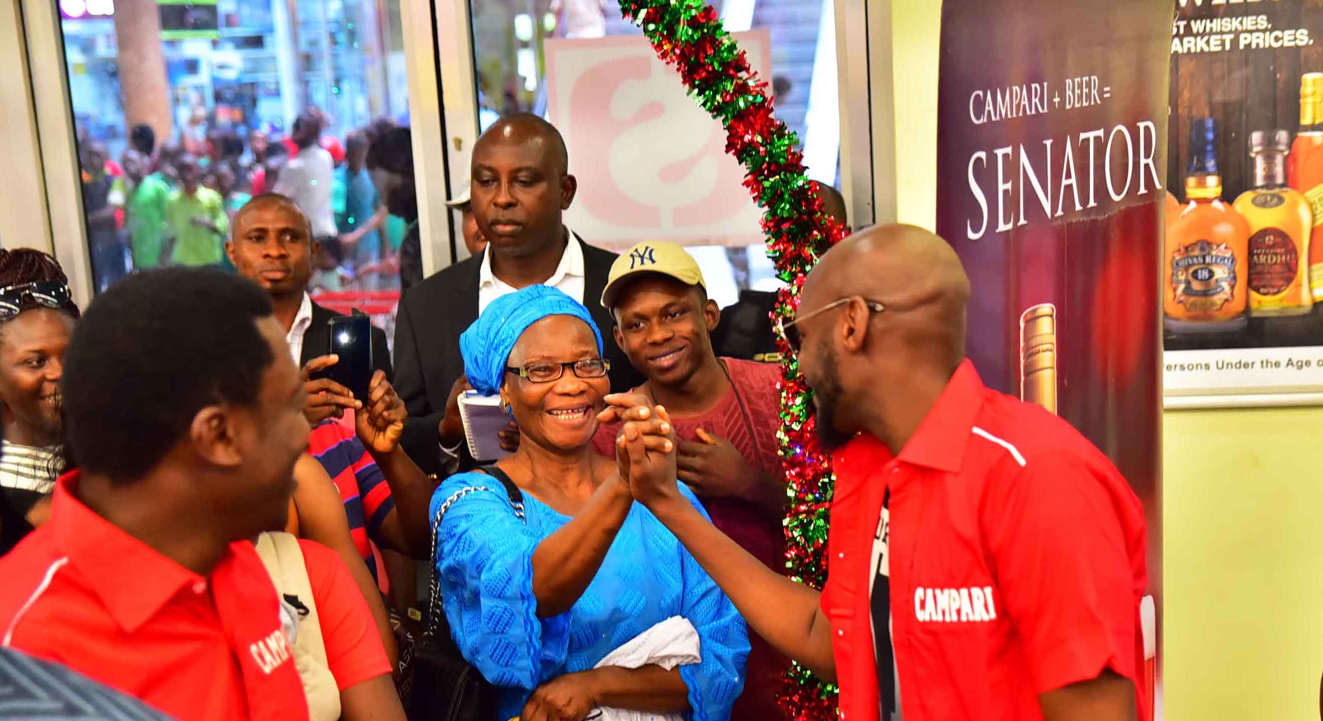 2 Baba with his oldest female fan