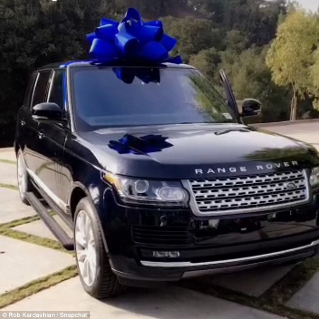 Rob Kardashian's Range Rover