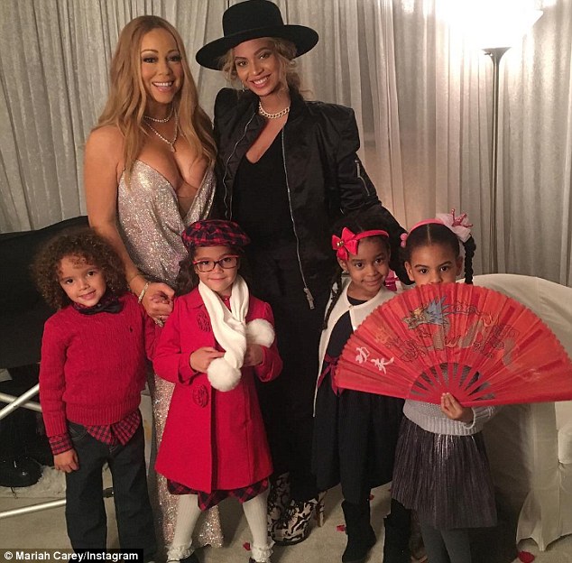 Beyonce and Mariah's kids