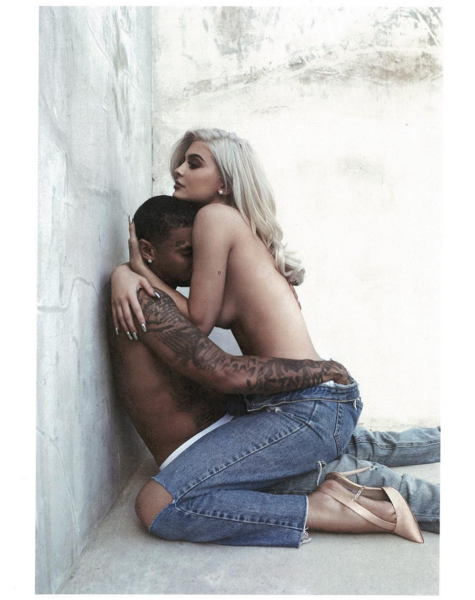 And smothering Tyga!