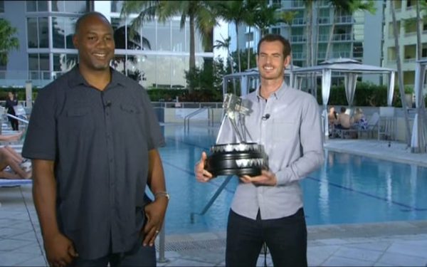 Andy murray and his award