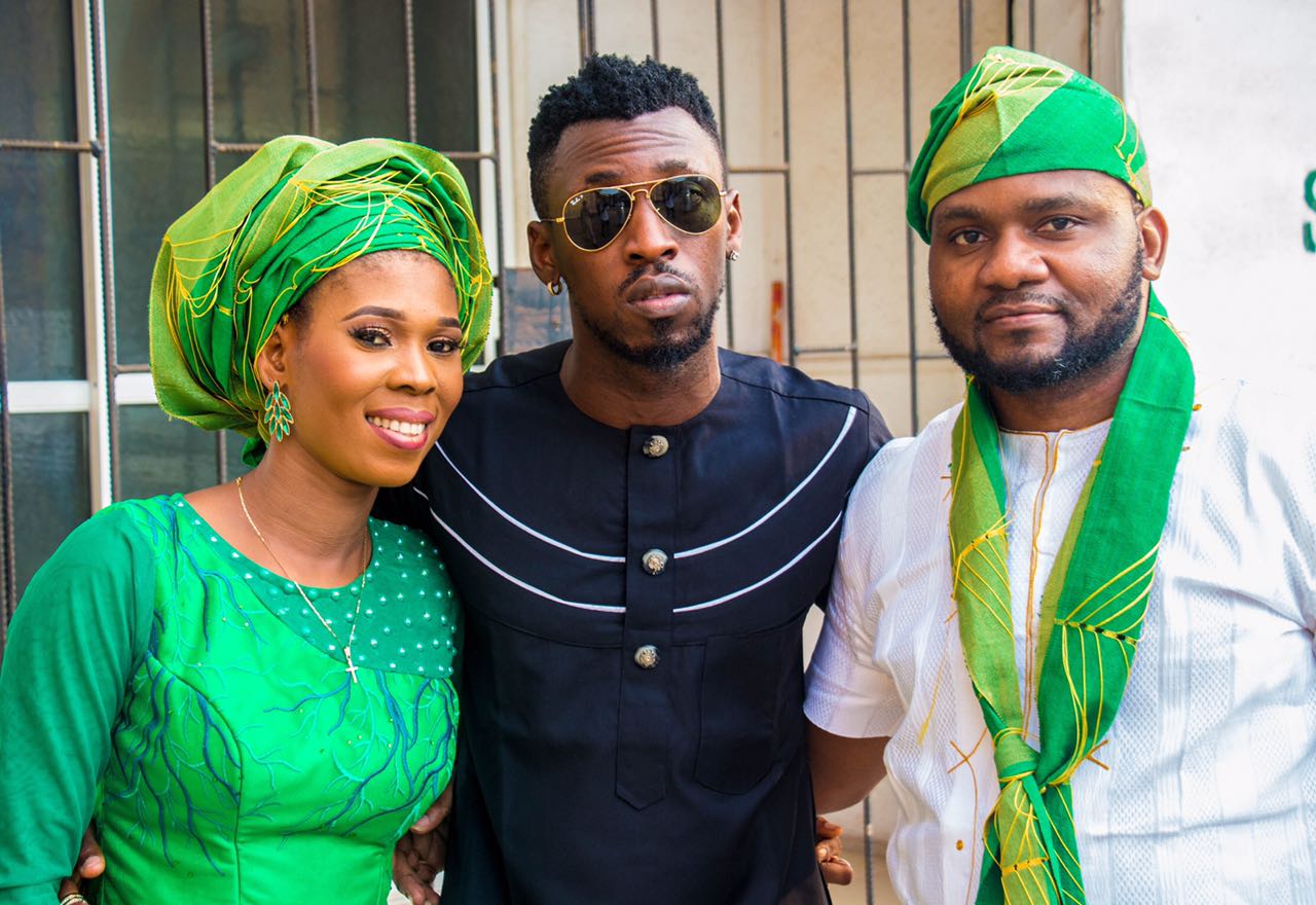 The ceremony that held in the presence of about 50 guest that include family, close friends.