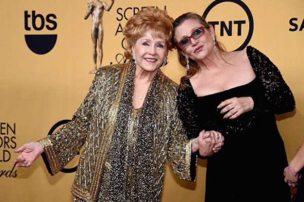 Debbie Reynolds and Carrie Fisher