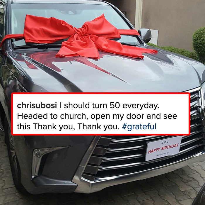 Chris Ubosi Car gift