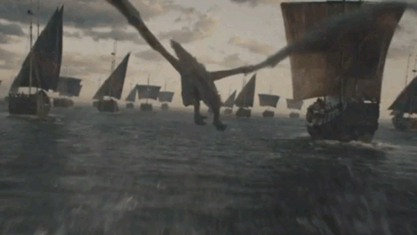 A scene from the sixth season of 'Game of Thrones'