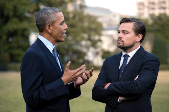 Of course with Leonardo DiCaprio... But why so serious though?