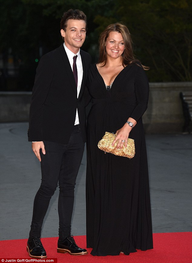 Louis Tomlinson and his mother Johannah Deakin