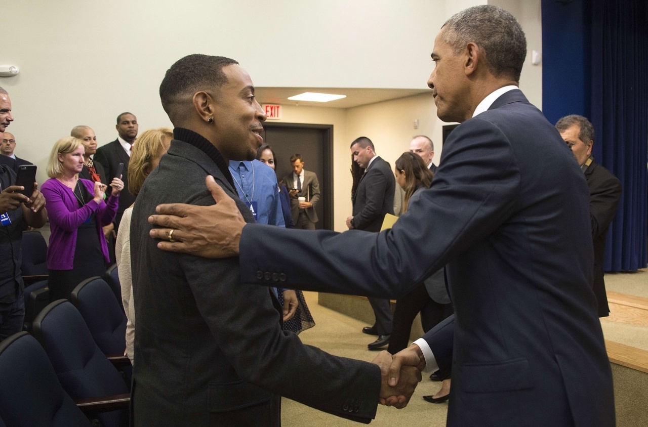 Rapper, Ludacris shook hands with the president last year.