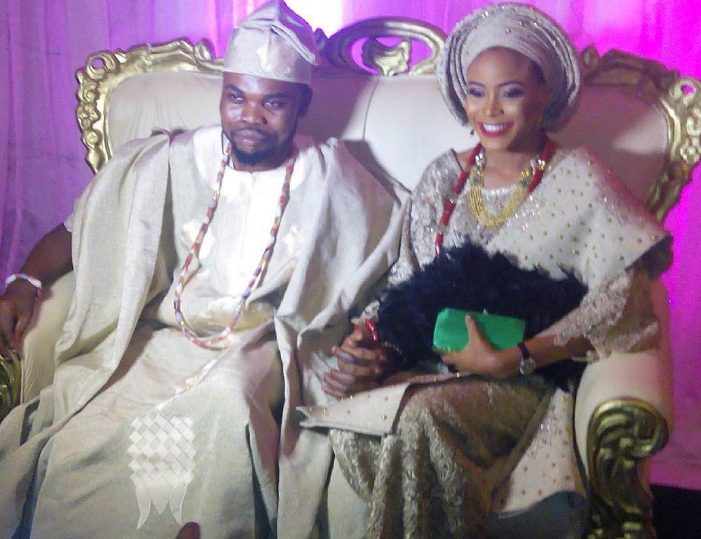 Omo Baba and wife, Toyosi