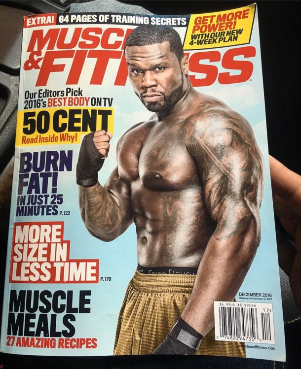 His cover for magazine Music & Fitness