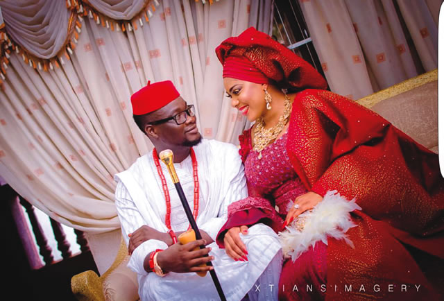 Sheyman and his bride, Cynthia Okoronkwo