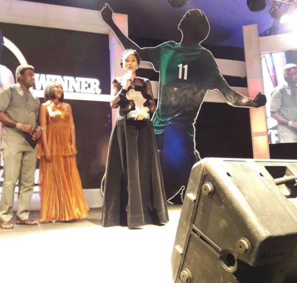 Somleke picks up prize for Acting