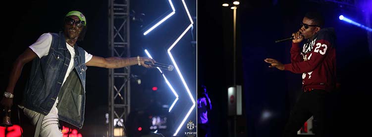 Terry G and Small Doctor perform at Jimmy Jatt's Lagos concert