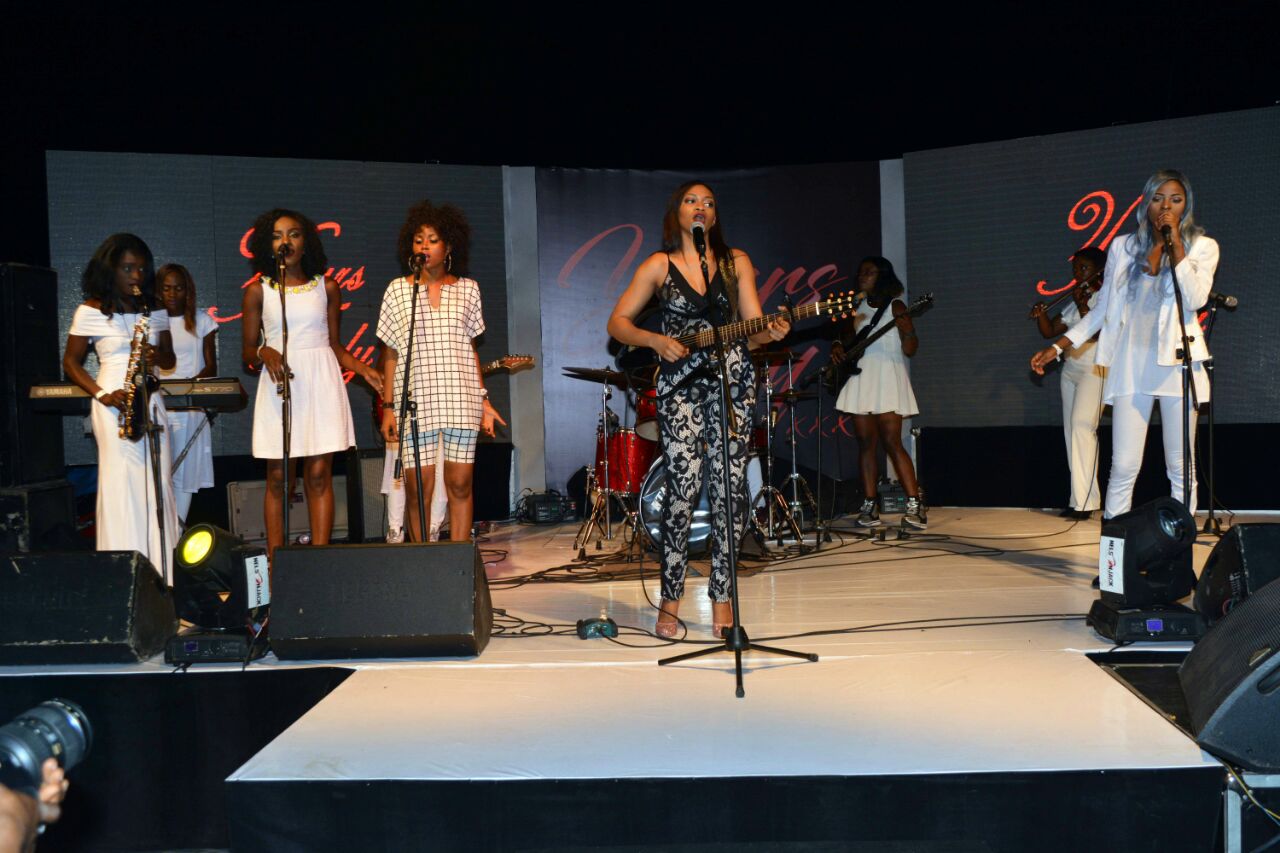 Xerona Duke performing at the Yours Truly concert