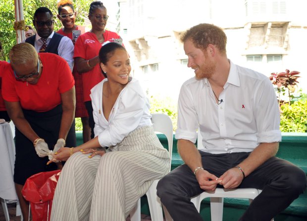 Then he had the privilege of taking an HIV test alongside singer to highlight World AIDS Day in Barbados