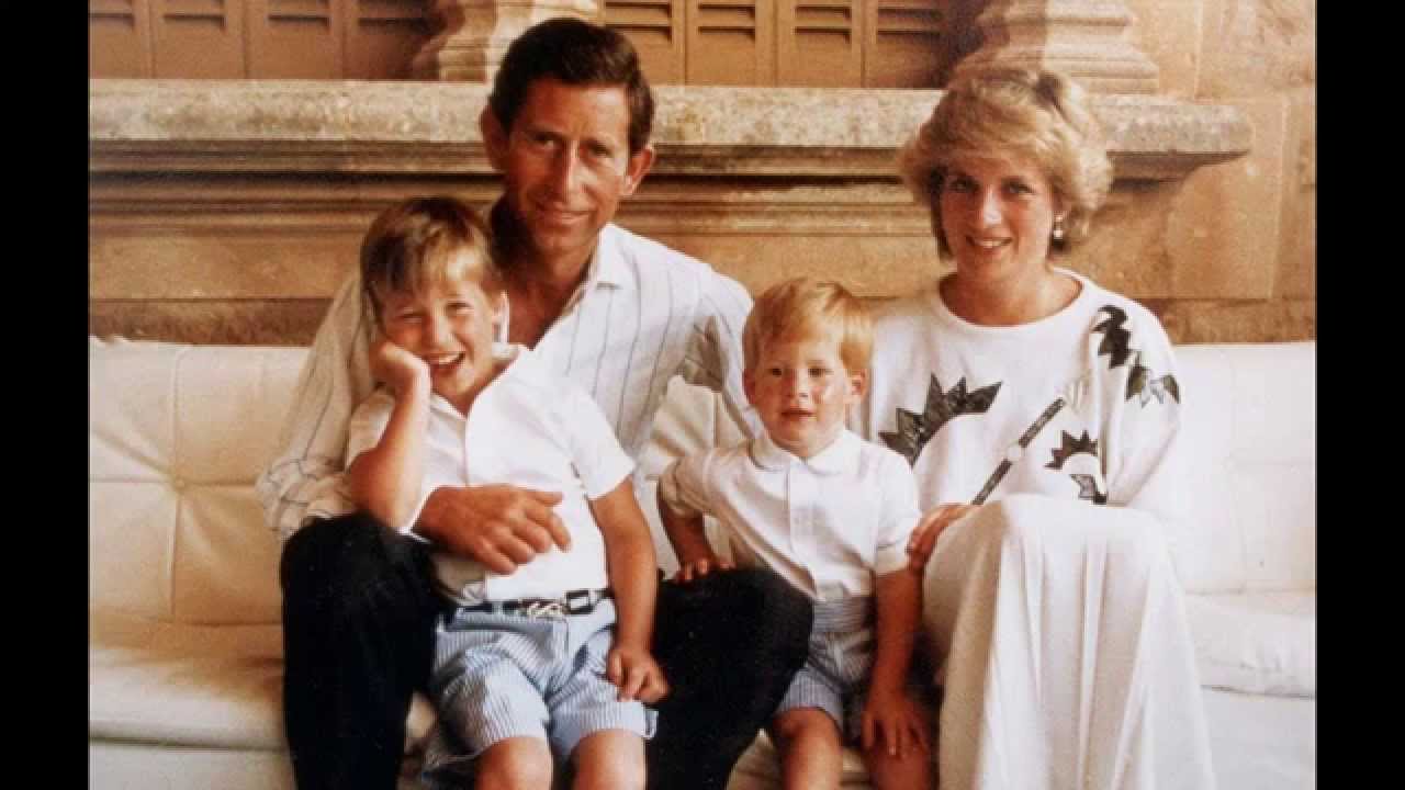 Royal family - Prince Charles, Princess Diana and their two sons