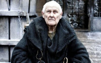 The late Peter Vaughan as Maester Aemon in Game of Throne